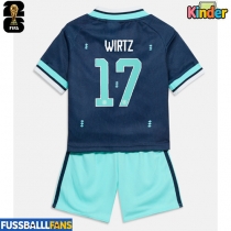 Deutschland Florian Wirtz #17 Auswärts Trikotsatz Kinder WM 2026 Kurzarm (+ Kurze Hosen)